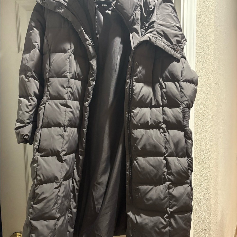 Cole Haan Charcoal Puffer Jacket
